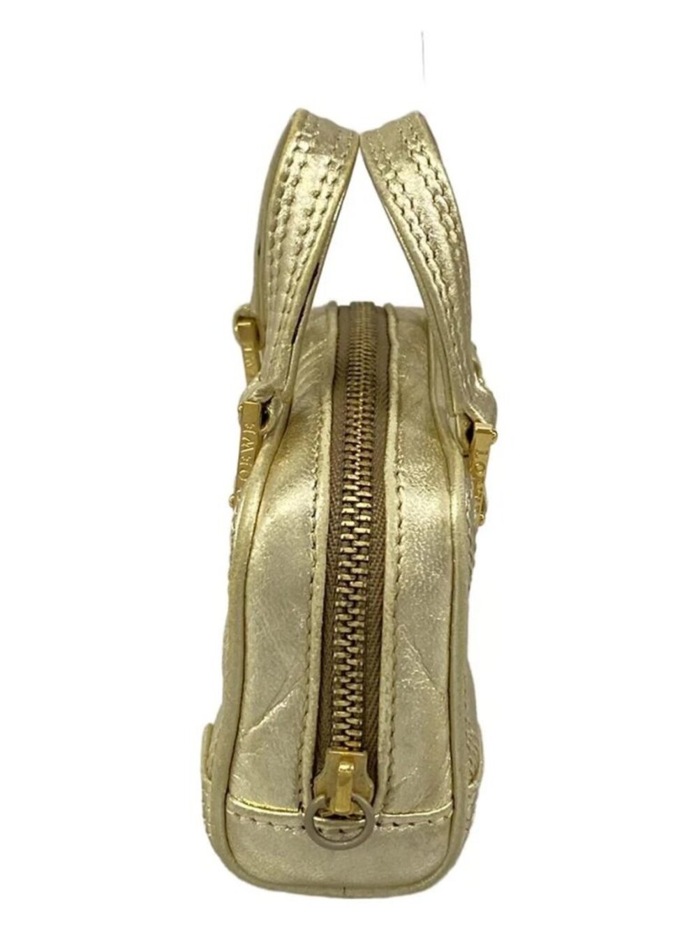 LOEWE Amazon Nano Gold Leather Handbag - Picture 2 of 13